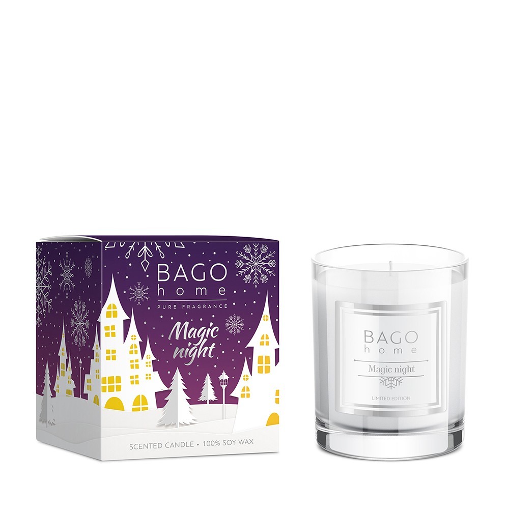 Волшебная ночь BAGO home ароматическая свеча 132 г  