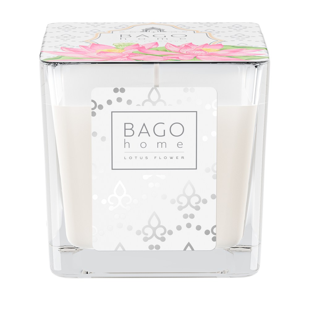 Цветок лотоса BAGO home ароматическая свеча 88 г  