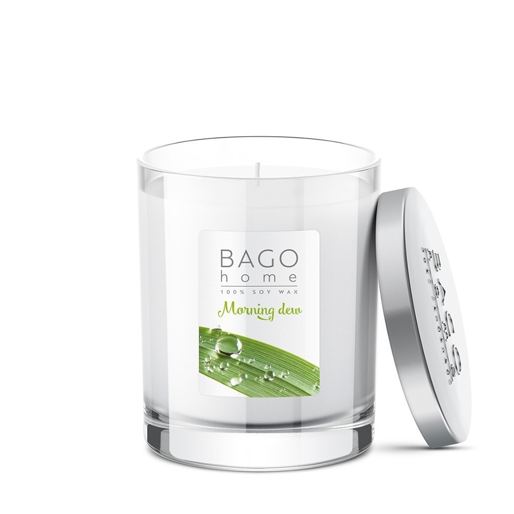 Утренняя роса BAGO home ароматическая свеча  