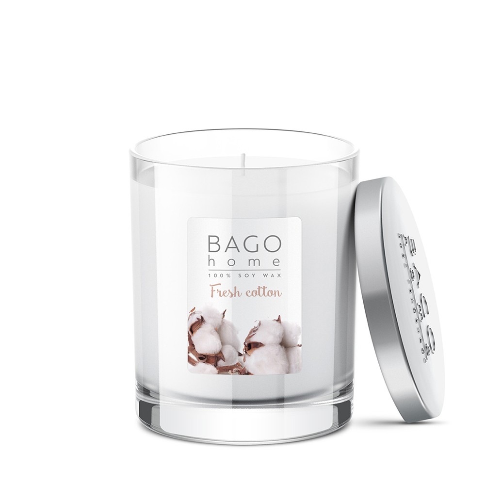 Свежий хлопок BAGO home ароматическая свеча  
