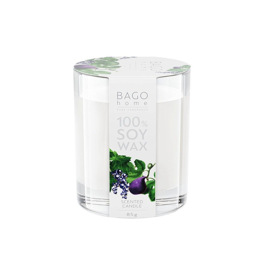Зеленый инжир BAGO home ароматическая свеча 85 г  
