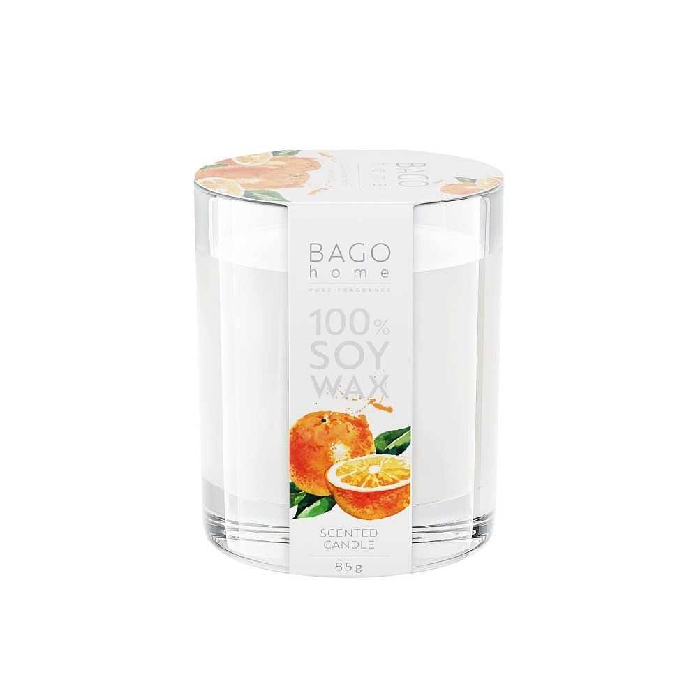 Сочный апельсин BAGO home ароматическая свеча 85 г  