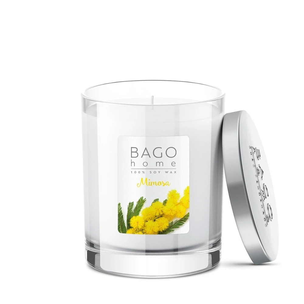 Мимоза BAGO home ароматическая свеча 132 г  